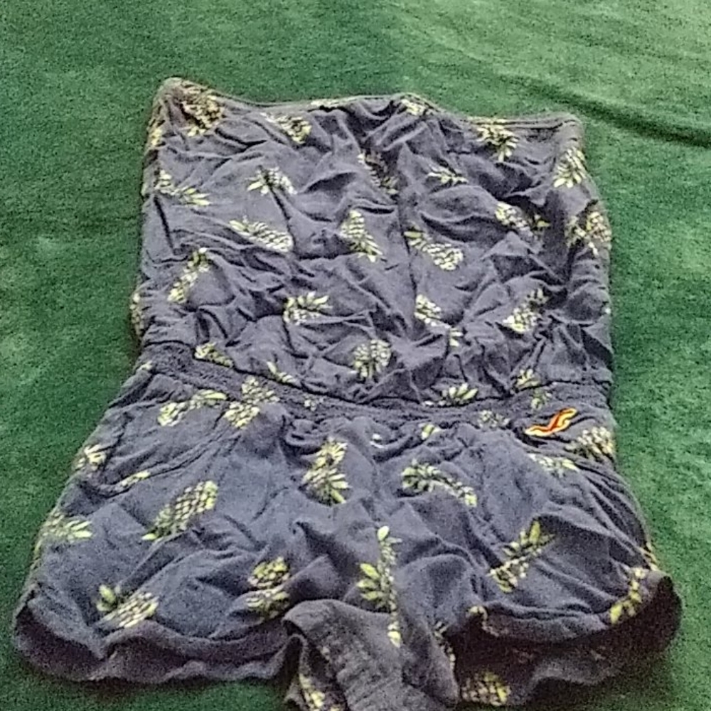 Blue Hollister romper